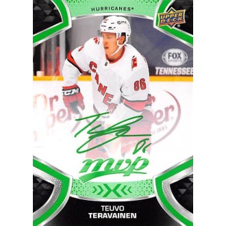 Paralelní karty - Teravainen Teuvo - 2021-22 MVP Green Script No.86