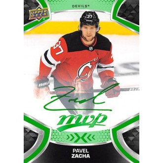 Paralelní karty - Zacha Pavel - 2021-22 MVP Green Script No.162