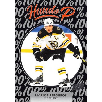 Insertní karty - Bergeron Patrice - 2021-22 Upper Deck Hundo P No.HP15