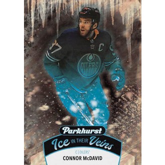 Insertní karty - McDavid Connor - 2021-22 Parkhurst Ice in Their Veins No.IV1