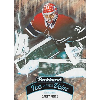 Insertní karty - Price Carey - 2021-22 Parkhurst Ice in Their Veins No.IV10