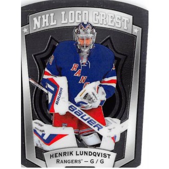 Insertní karty - Lundqvist Henrik - 2016-17 O-Pee-Chee Platinum NHL Logo Crest Die Cuts No.NHLLD4
