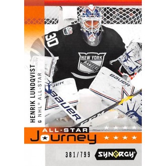 Insertní karty - Lundqvist Henrik - 2019-20 Synergy All-Star Journey 2018-19 Appearance No.3