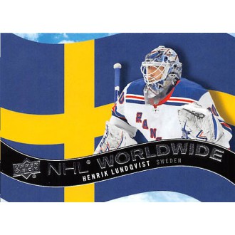 Insertní karty - Lundqvist Henrik - 2020-21 Upper Deck NHL Worldwide No.WW23