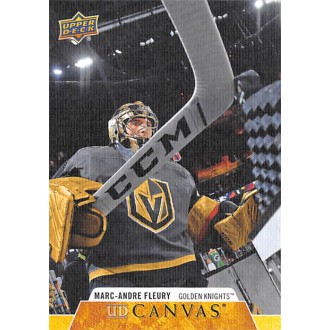 Insertní karty - Fleury Marc-Andre - 2020-21 Upper Deck Canvas No.C81