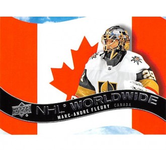 Insertní karty - Fleury Marc-Andre - 2020-21 Upper Deck NHL Worldwide No.WW12