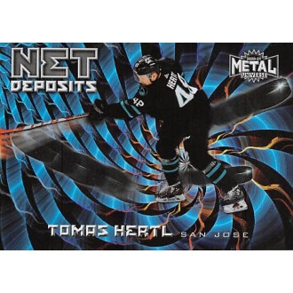Insertní karty - Hertl Tomáš - 2020-21 Metal Universe Net Deposits No.ND24
