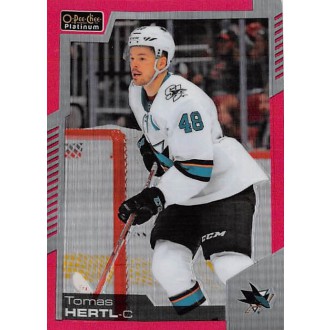 Paralelní karty - Hertl Tomáš - 2020-21 O-Pee-Chee Platinum Matte Pink No.47