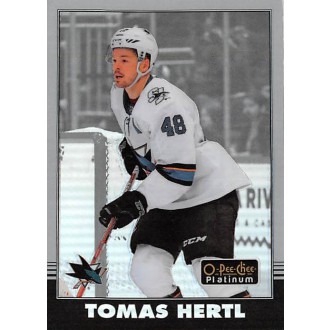 Insertní karty - Hertl Tomáš - 2020-21 O-Pee-Chee Platinum Retro Rainbow No.R30