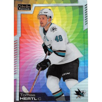 Paralelní karty - Hertl Tomáš - 2020-21 O-Pee-Chee Platinum Rainbow Color Wheel No.47