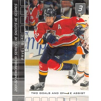 Insertní karty - Bure Pavel - 2001-02 BAP Memorabilia He Shoots He Scores Points No.18