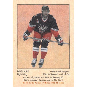 Řadové karty - Bure Pavel - 2002-03 Parkhurst Retro No.13