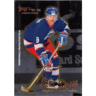 Řadové karty - Selanne Teemu - 1995-96 Select Certified No.76