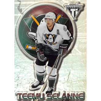 Řadové karty - Selanne Teemu - 2000-01 Titanium No.2