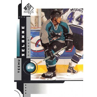 Řadové karty - Selanne Teemu - 2001-02 SP Authentic No.71