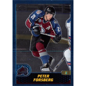 Řadové karty - Forsberg Peter - 2001-02 Topps Chrome No.87
