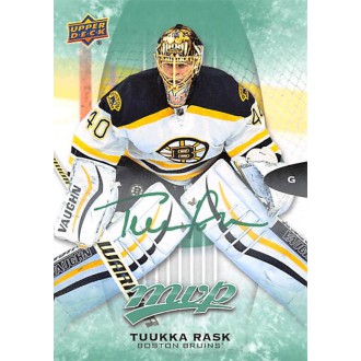 Paralelní karty - Rask Tuukka - 2016-17 MVP Green No.198