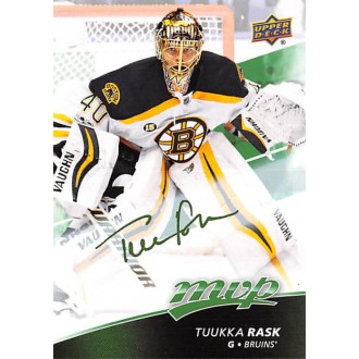 Paralelní karty - Rask Tuukka - 2017-18 MVP Green Script No.75