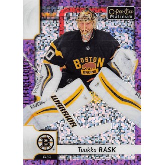 Paralelní karty - Rask Tuukka - 2017-18 O-Pee-Chee Platinum Violet Pixels No.105