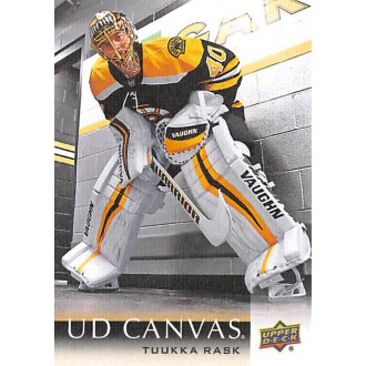 Insertní karty - Rask Tuukka - 2018-19 Upper Deck Canvas No.C8