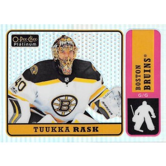 Insertní karty - Rask Tuukka - 2018-19 O-Pee-Chee Platinum Retro Rainbow No.R18