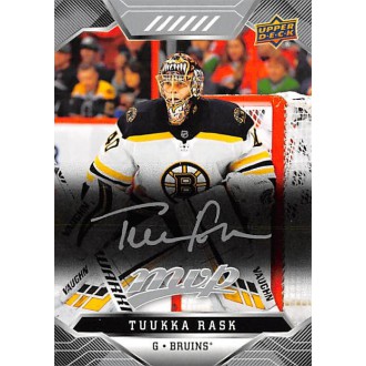 Paralelní karty - Rask Tuukka - 2019-20 MVP Silver Script No.28
