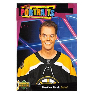 Insertní karty - Rask Tuukka - 2020-21 Upper Deck UD Portraits No.P11