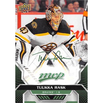 Paralelní karty - Rask Tuukka - 2020-21 MVP Green Script No.63