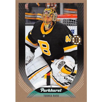Paralelní karty - Rask Tuukka - 2020-21 Parkhurst Bronze No.103