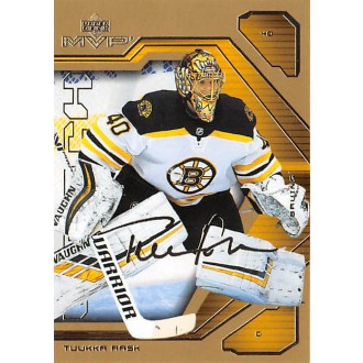 Insertní karty - Rask Tuukka - 2021-22 MVP 20th Anniversary Gold No.21