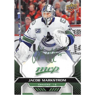 Paralelní karty - Markstrom Jacob - 2020-21 MVP Green Script No.170