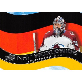 Insertní karty - Grubauer Philipp - 2020-21 Upper Deck NHL Worldwide No.WW17