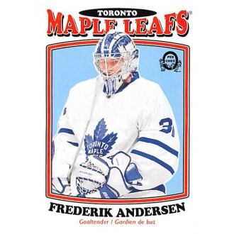 Insertní karty - Andersen Frederik - 2016-17 Upper Deck O-Pee-Chee Update Retro No.668