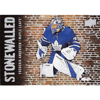 Insertní karty - Andersen Frederik - 2018-19 Upper Deck Stonewalled No.SW18