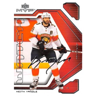 Insertní karty - Yandle Keith - 2021-22 MVP 20th Anniversary No.69