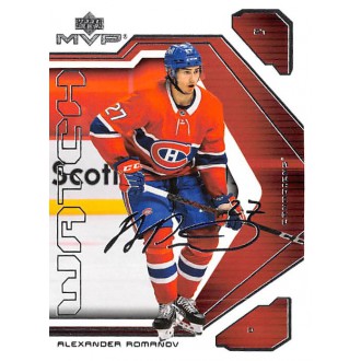 Insertní karty - Romanov Alexander - 2021-22 MVP 20th Anniversary No.84