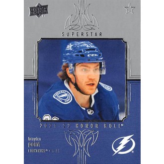 Insertní karty - Point Brayden - 2021-22 Upper Deck Honor Roll No.HR5