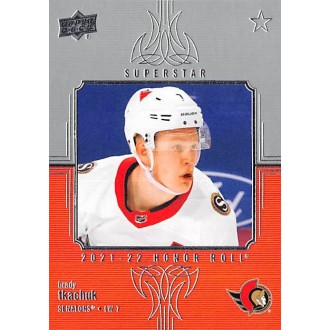 Insertní karty - Tkachuk Brady - 2021-22 Upper Deck Honor Roll No.HR47