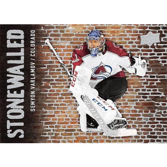 Insertní karty - Varlamov Semyon - 2018-19 Upper Deck Stonewalled No.SW10
