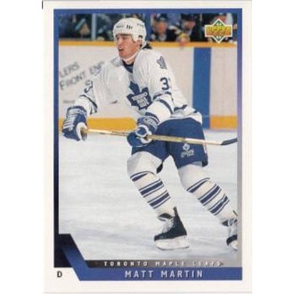 Řadové karty - Martin Matt - 1993-94 Upper Deck No.447
