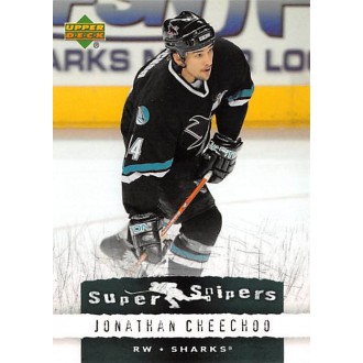 Insertní karty - Cheechoo Jonathan - 2007-08 Upper Deck Super Snipers No.SN3