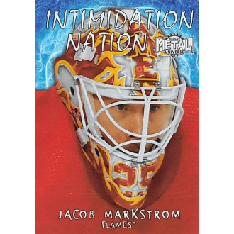 Insertní karty - Markstrom Jacob - 2020-21 Metal Universe Intimidation Nation No.IN16