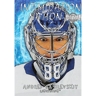 Insertní karty - Vasilevskiy Andrei - 2020-21 Metal Universe Intimidation Nation No.IN24