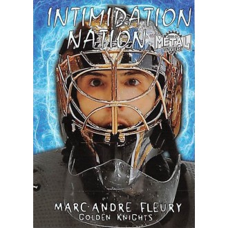 Insertní karty - Fleury Marc-Andre - 2020-21 Metal Universe Intimidation Nation No.IN28