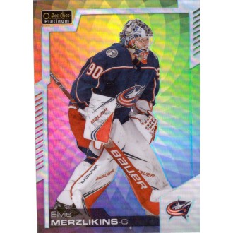 Paralelní karty - Merzlikins Elvis - 2020-21 O-Pee-Chee Platinum Rainbow Color Wheel No.111