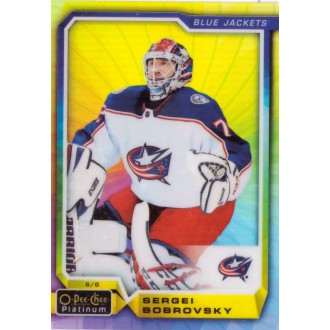 Paralelní karty - Bobrovsky Sergei - 2018-19 O-Pee-Chee Platinum Rainbow Color Wheel No.71