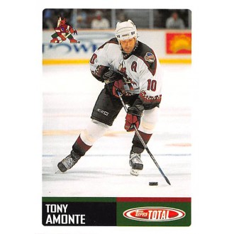 Insertní karty - Amonte Tony - 2001-02 Topps Total Team Checklists No.TTC23