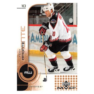 Řadové karty - Amonte Tony - 2002-03 MVP No.139