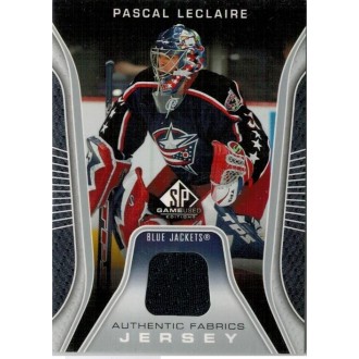 Jersey karty - Leclaire Pascal - 2006-07 SP Game Used Authentic Fabrics  No.AF-PL