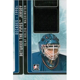 Jersey karty - Kolzig Olaf - 2013-14 ITG Decades 1990s Between the Pipes Jerseys Black No.BTPJ-09